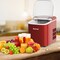 Costway Portable Ice Maker Machine Countertop 26LBS/24H LCD Display w/ Ice Scoop Red\Black\Green\Silver